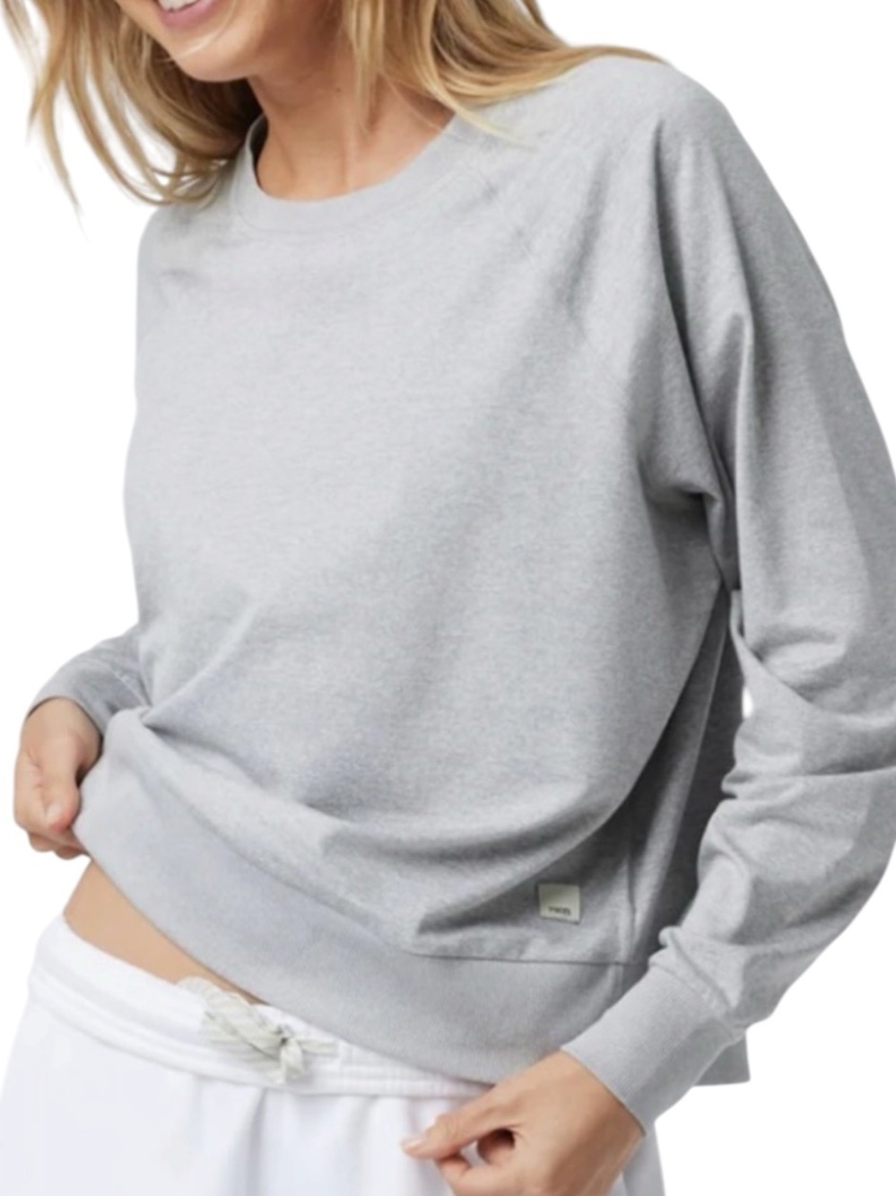 Vuori Halo Crew Long Sleeve Grey Fits Like Small Original $96